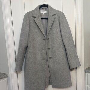 Calvin Klein Women's Classic Gray Trench Coat